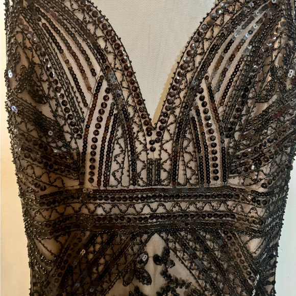 Sexy Roaring 20s style Cocktail Dress with Fringe- custom made never worn! - Picture 3 of 6